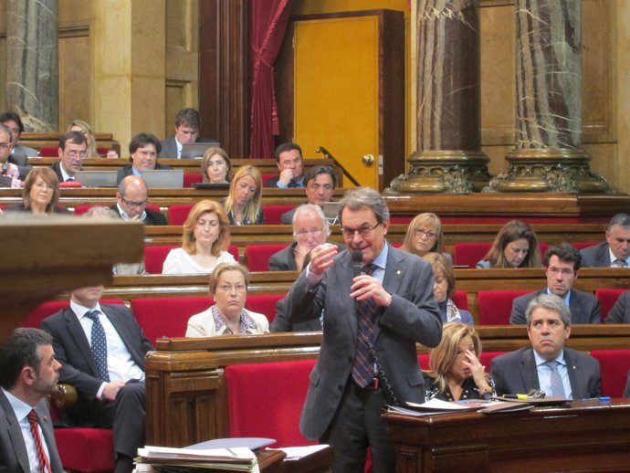 El presidente de la Generalitat, Artur Mas