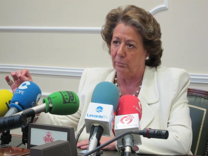 Rita Barberá Durante  Rueda De Prensa.