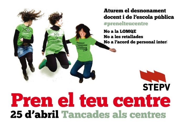 Cartel de la campaña 25A #Tomatucentro