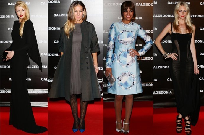 Ireland Baldwin, Sarah Jessica Parker, Paula Echevarría y Poppy Delevigne