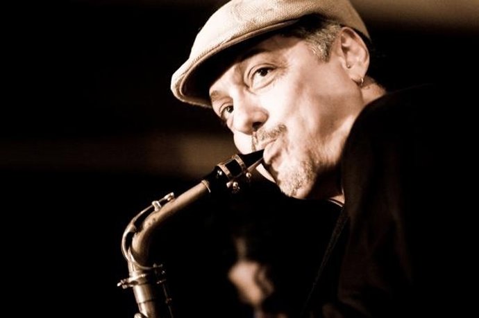 El saxofonista Roque Martínez.
