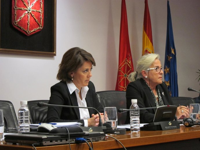 Yolanda Barcina en comisión parlamentaria