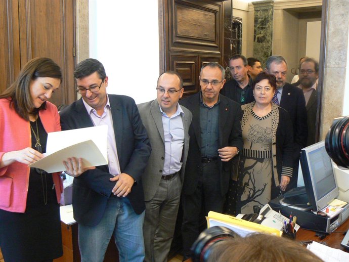 Portavoces de la oposición en el Congreso 