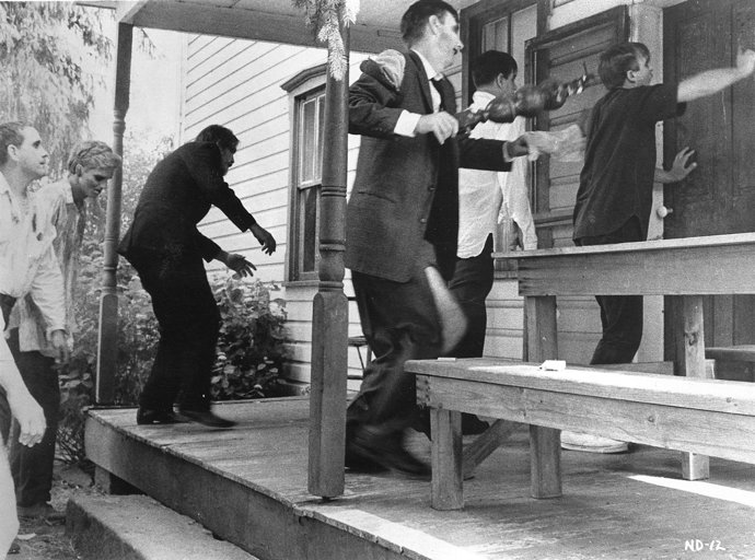 Escena de 'La noche de los muertos vivientes', de George  A. Romero.