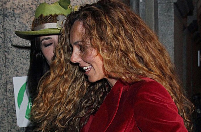 Rocío Carrasco en la presentación de vodka 