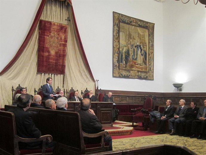Acto de inauguración del congreso en el Paraninfo de la Universidad de Salamanca