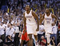 Durant, Westbrook e Ibaka evitan la sorpresa