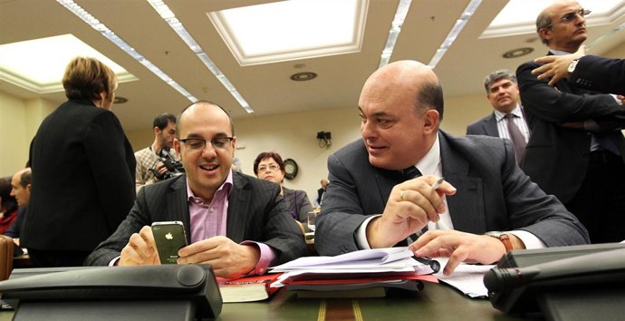 Carles Campuzano (CiU) y Emilio Olabarria (PNV)