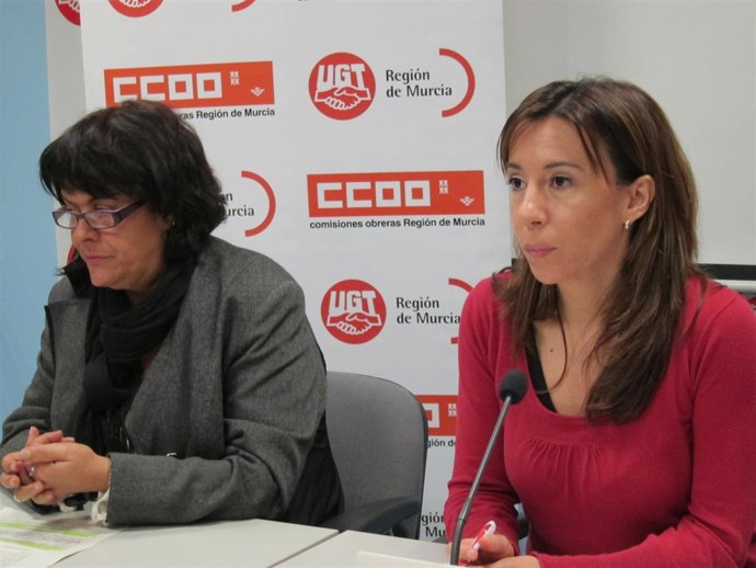 Del Baño y García Navarro en la rueda de prensa