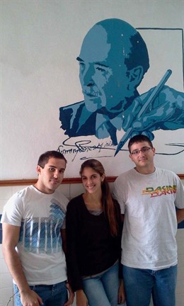 Alumnos del equipo canario