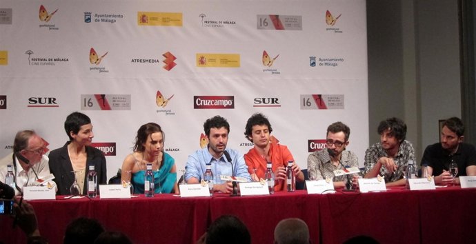 Equipo de la película Stockholm en el festival de cine de málaga