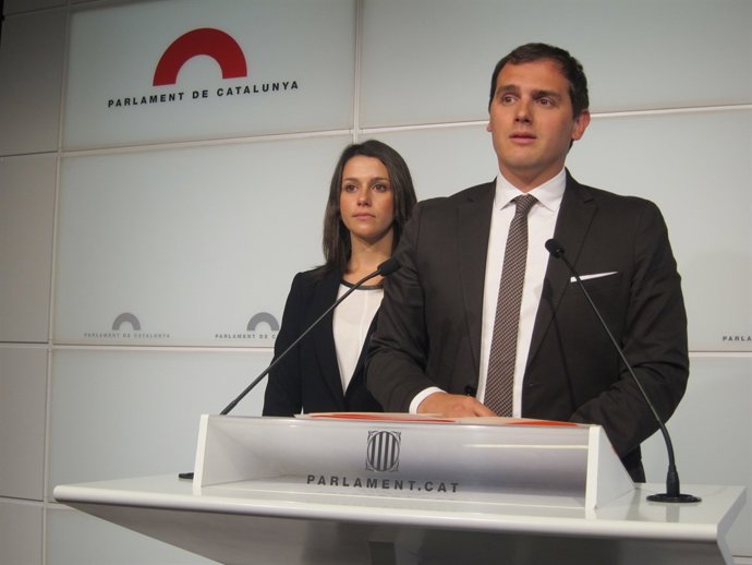 I.Arrimadas y A.Rivera, C's