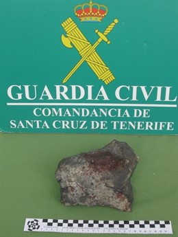 Piedra utilizada en la agresión