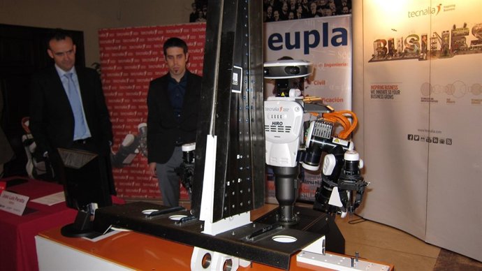 Demostración del robot humanoide Hiro