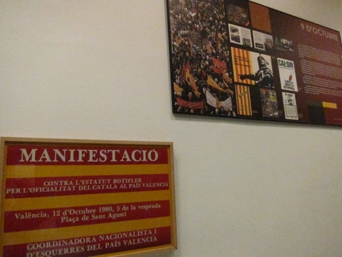 Imágenes de la exposición en las Corts