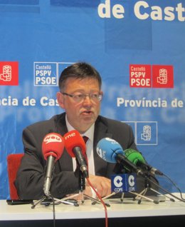 Puig en rueda de prensa en Castellón