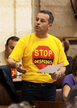 José Antonio Castro pregunta a Griñán en el Pleno del Parlamento