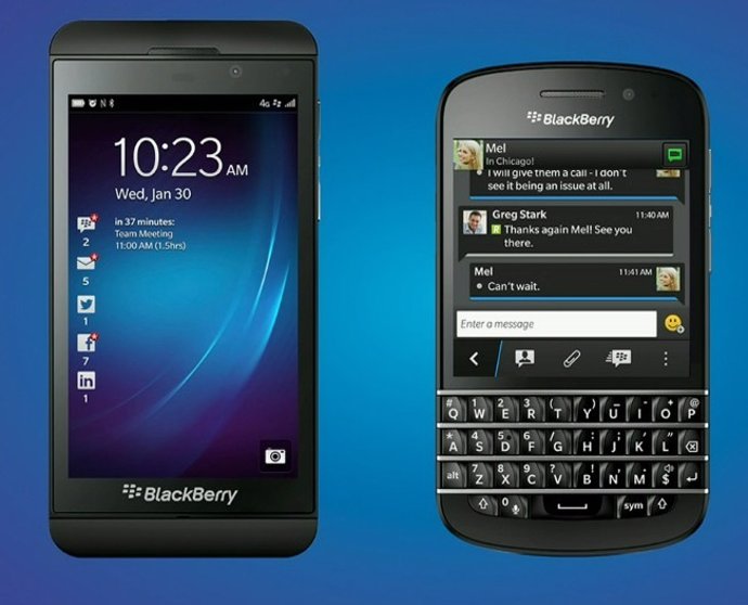 Primeros smartphones con BlackBerry 10: Z10 y Q10