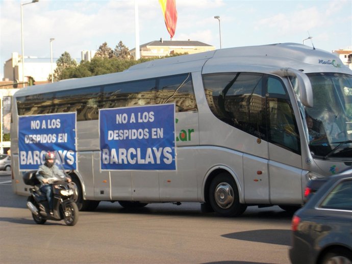 Carteles contra el ERE en Barclays