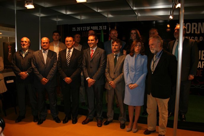 Miembros de comité de honor de Jamón de Jabugo a la Unesco.