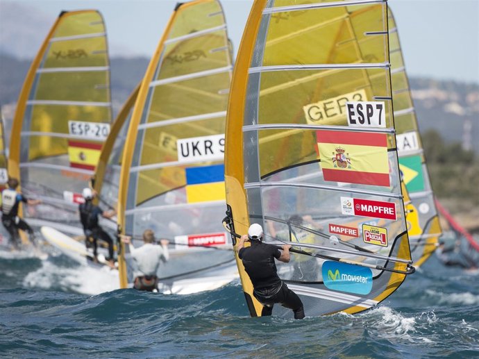 Iván Pastor en la Copa del Mundo de Hyeres