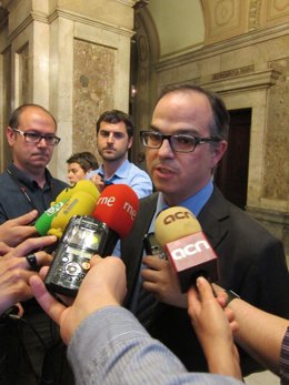 El presidente y portavoz de CiU en el Parlament, Jordi Turull.