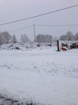 Nieve, nevada, frío, temporal
