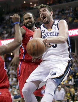 Marc Gasol en el Memphis Grizzlies - Los Angeles Clippers