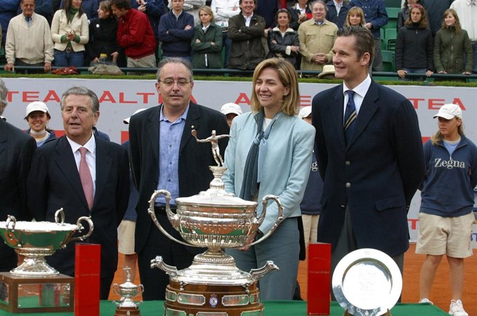 Los Duques de Palma en el Torneo Conde Godó en el año 2004