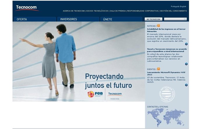 Página web Tecnocom