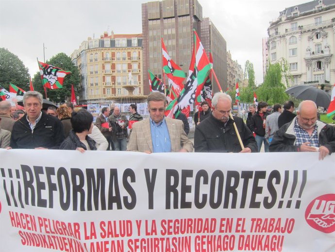 Concentración UGT Euskadi