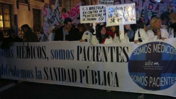 Manifestación sanidad