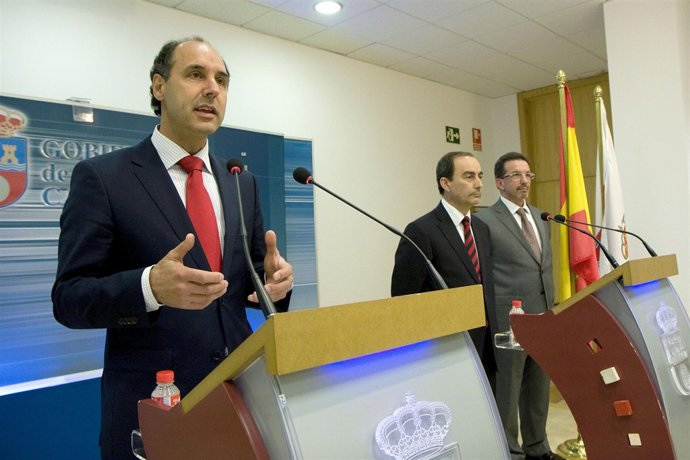 Diego en la rueda de prensa