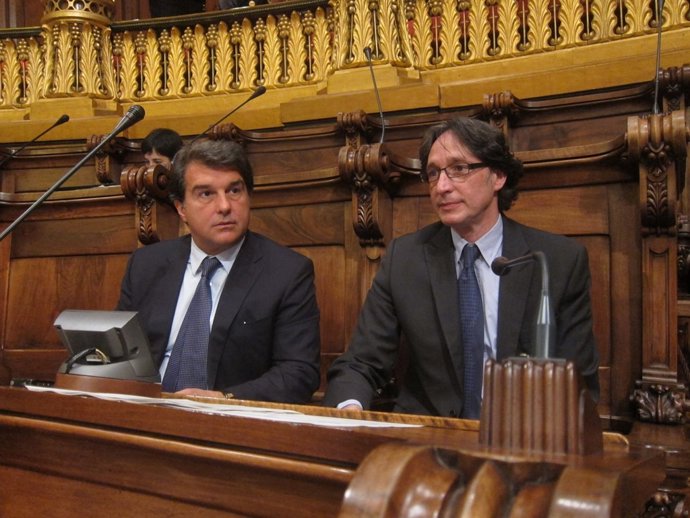 J.Laporta y J.Portabella, UpB