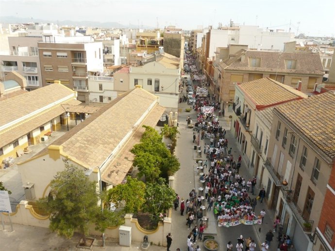 Pasacalles de la Trobada d'Escoles en Valencià en Alboraia