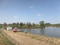 AV-. El cuerpo del menor desaparecido en el Guadiana en Badajoz estaba "retenido con elementos de construcción"