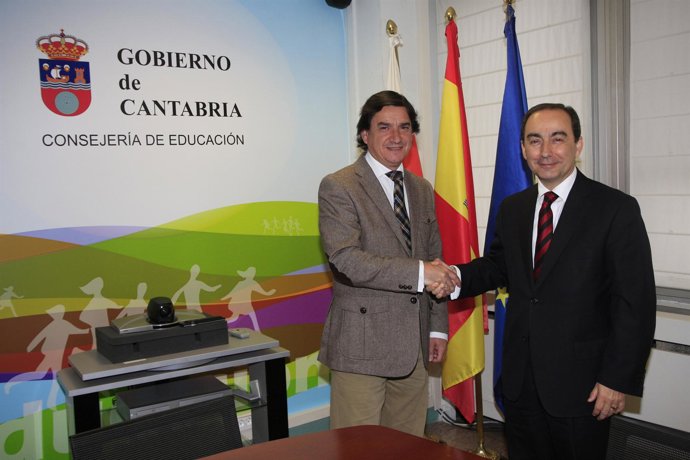 Serna y alcalde Polanco