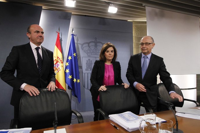 Santamaría, Montoro y De Guindos