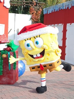 Bob Esponja en el Parque de atracciones de Madrid