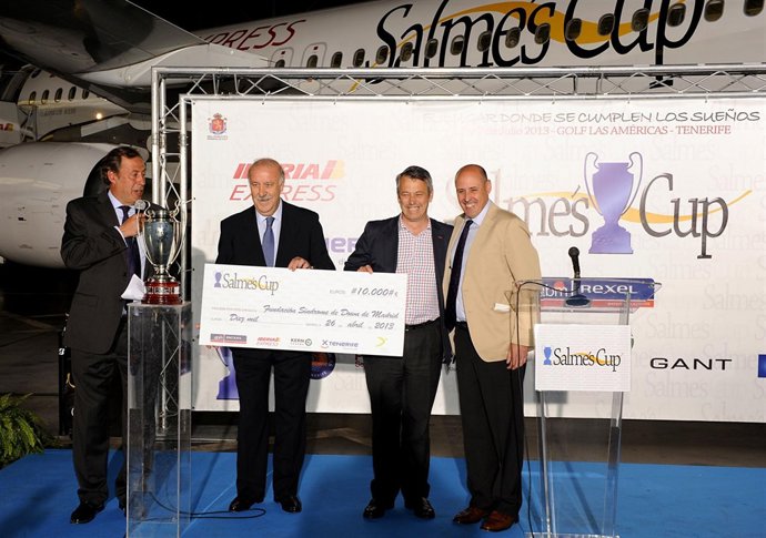 Vicente del Bosque, en la presentación de la Salme's Cup