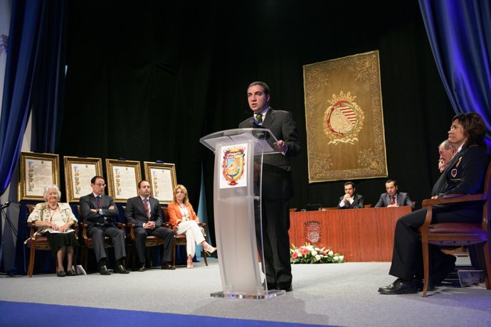 Elías Bendodo en el Día de Málaga de 2013