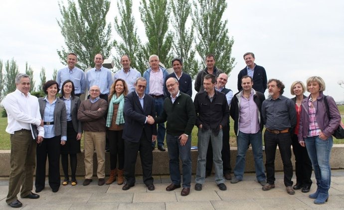 Miembros de la mesa negociadora del convenio colectivo de General Motors España.