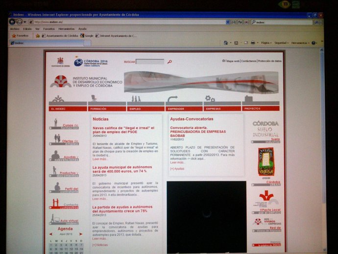 Captura de pantalla realizada por IU