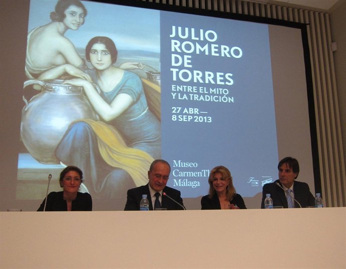 La baronesa Thyssen presenta la exposición dedicada a Julio Romero de Torres