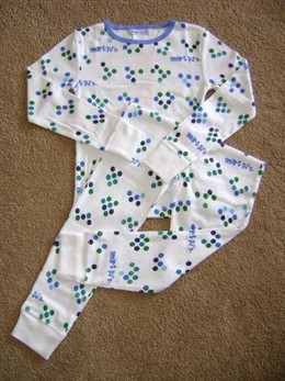 Pijamas inteligentes con códigos QR