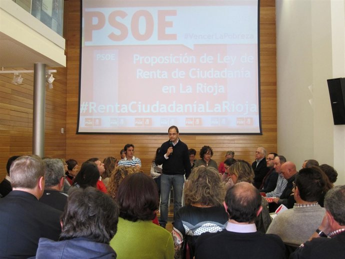 Luena presenta su Proposición de Ley de Renta de Ciudadanía de La Rioja