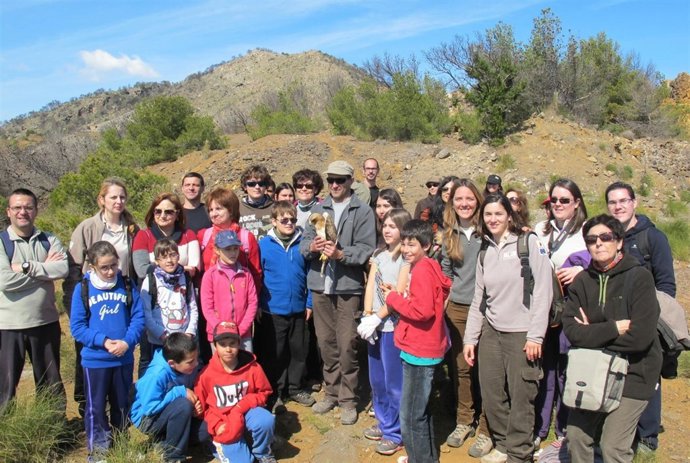 Liberación de las aguilillas calzada y un busardo ratonero
