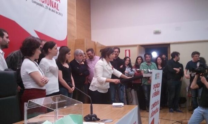 Yolanda Díaz reelegida coordinadora nacional de Esquerda Unida