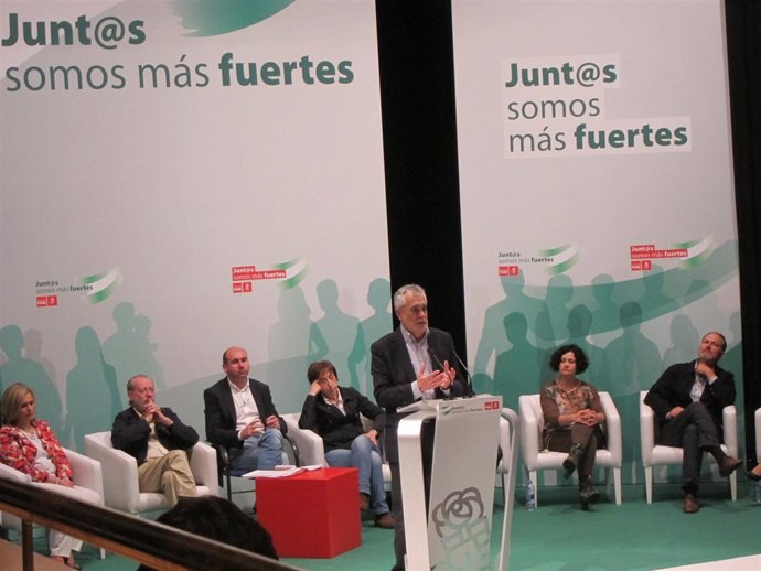 Griñán durante su intervención