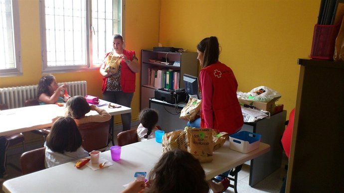Meriendas solidarias de Cruz Roja